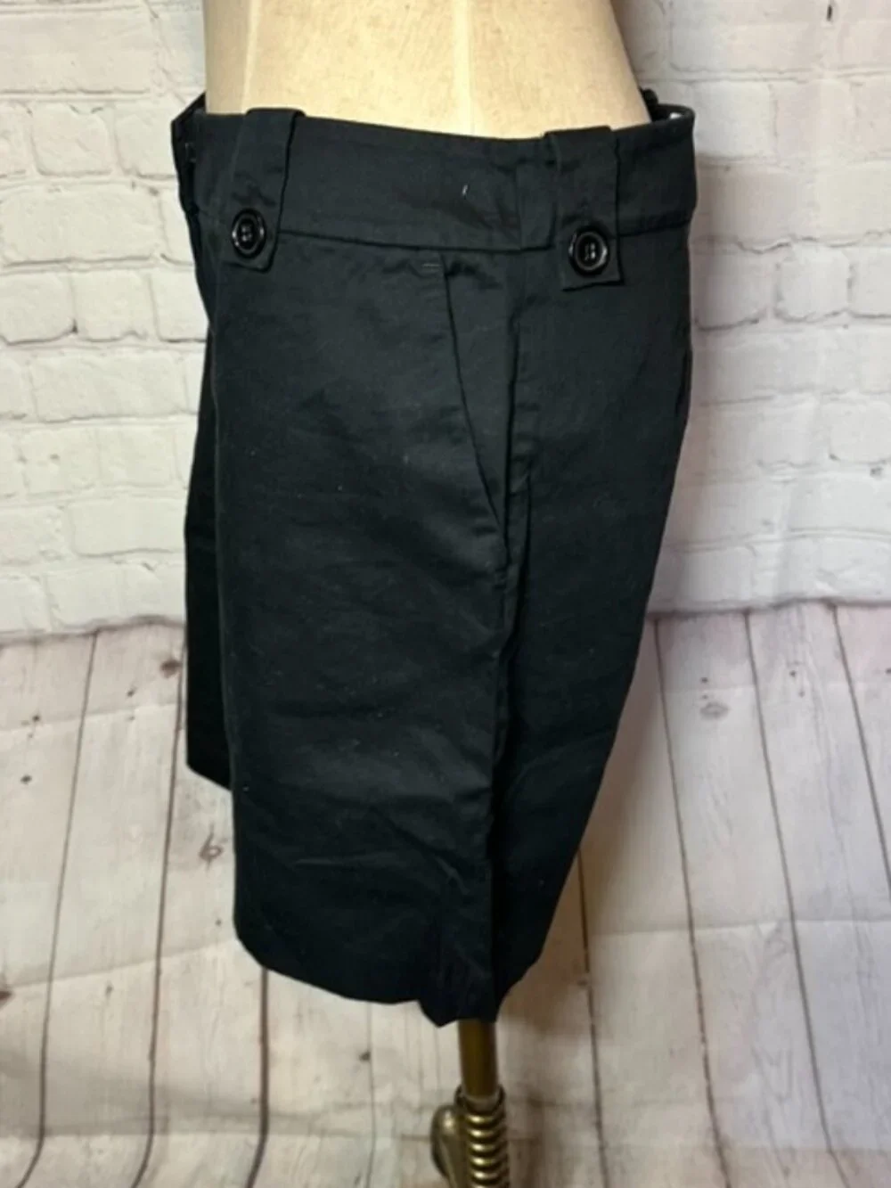 H&M Black Chino Shorts Vintage 2000s y2k style